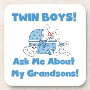 Dessous-de-verre Twin Boys Grandsons Cadfts