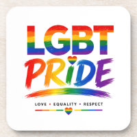 Typographie arc-en-ciel de la fierté LGBT