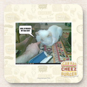 Dessous-de-verre U a poussé mon visage dedans !