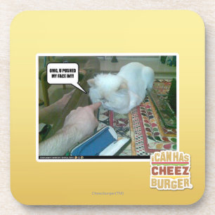 Dessous-de-verre U a poussé mon visage dedans !