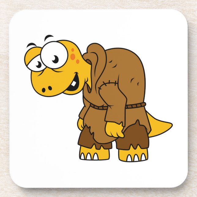Dessous-de-verre Un Dinosaure Dinosaure Hunchback. (Devant)