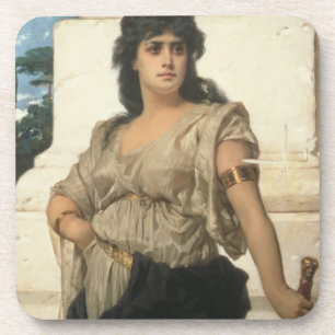 Dessous-de-verre Un guerrier juste (huile sur la toile)