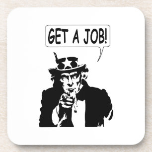 Dessous-de-verre Uncle Sam Get A Job