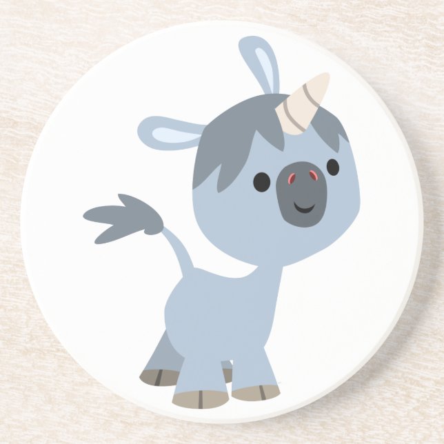 Dessous de verre Unicorn Bébé Cartoon Joy (Devant)