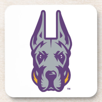 Dessous-de-verre Université d'Albany Chef de la mascotte Great Dane