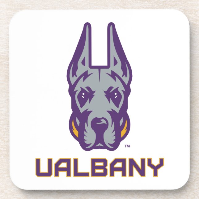 Dessous-de-verre Université d'Albany Great Danes (Devant)