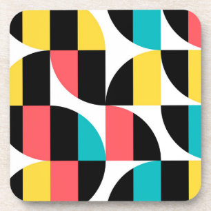 Dessous-de-verre Urbain, tendance, coloré, motif graphique moderne