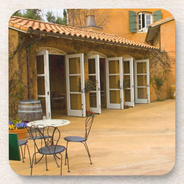 Dessous-de-verre USA, Californie, Sonoma Valley, Patio à Viansa (Devant)