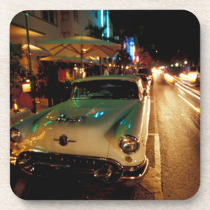 Dessous-de-verre USA, FL, Miami, South Beach la nuit.2