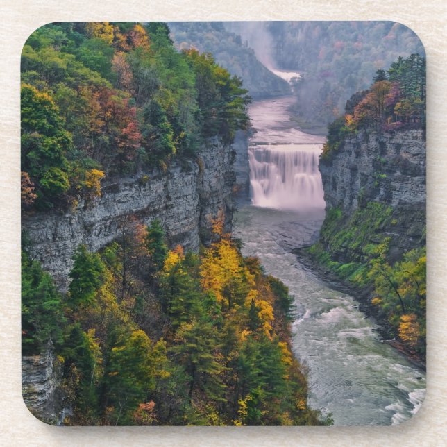 Dessous-de-verre USA, New York, Letchworth State Park. et (Devant)