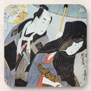 Dessous-de-verre Utamaro : Amants, 1797