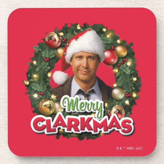 Dessous-de-verre Vacances de Noël | Merry Clarkmas (Devant)