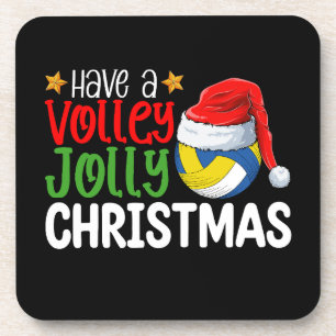 Dessous-de-verre Vacances Volley Jolly Noël Volleyball