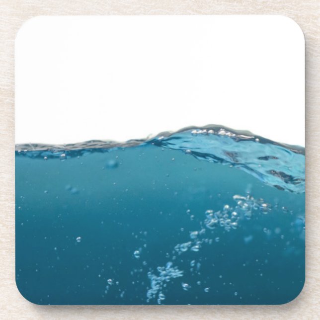 Dessous-de-verre Vague bleue claire (Devant)