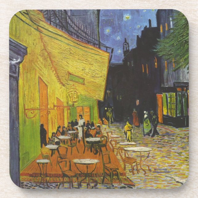 Dessous-de-verre Van Gogh Cafe Terrasse Post-impressionniste (Devant)