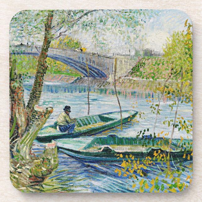 Dessous-de-verre Van Gogh Pêche au printemps (Devant)