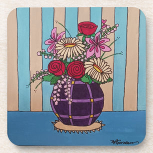 Dessous-de-verre Vase pourpre