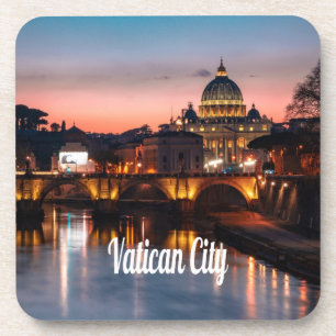 Dessous-de-verre Vatican City At Night Roman Catholic Church