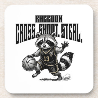 Dessous-de-verre Vedette de Basket-ball Raton Laveur - Graphique de