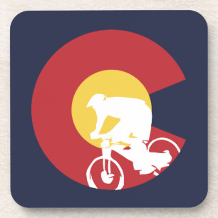 Dessous-de-verre Vélo de montagne le Colorado