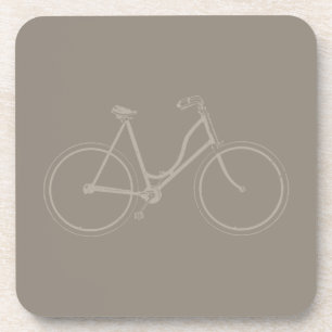 Dessous-de-verre Vélo vintage Vélo antique Art COULEUR PERSONNALI