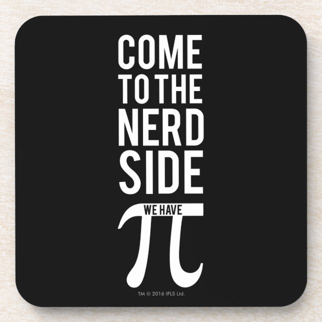Dessous-de-verre Venez au côté nerd (Devant)