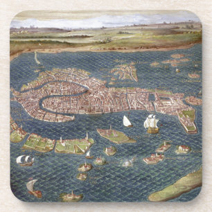 Dessous-de-verre VENISE : CARTE, XVIème siècle