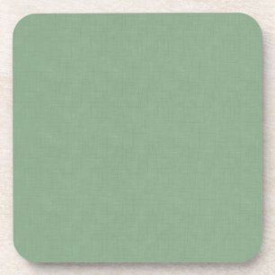 Dessous-de-verre Vert muet texturé.