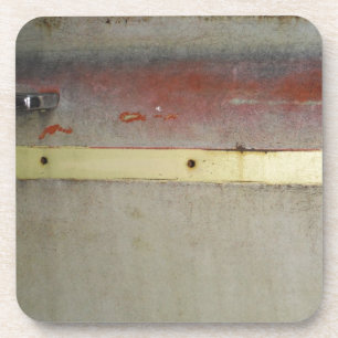 Dessous-de-verre Vert, Rouge, Bleu et Jaune rouillé