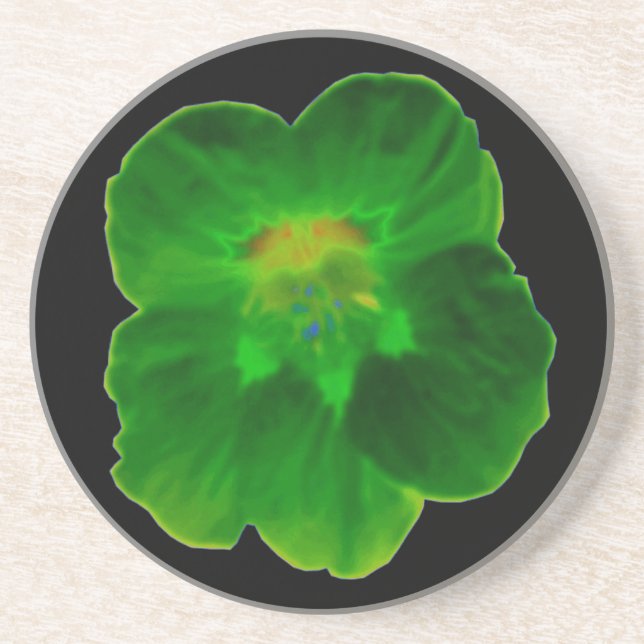 Dessous de verre verts de Nasturtium (Devant)
