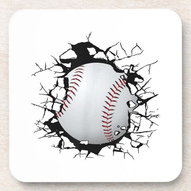 Dessous-de-verre Vêtements de baseball - Baseball (Devant)