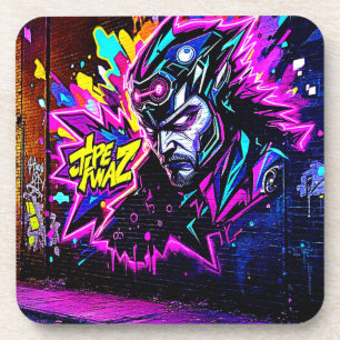 Dessous-de-verre Vibrant Street Art