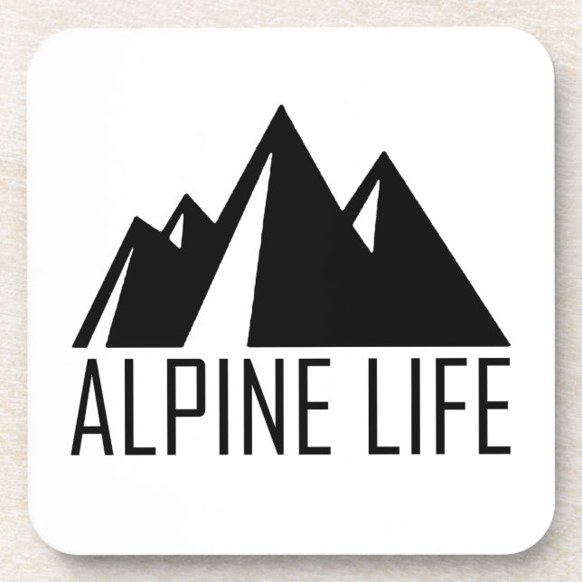 Dessous-de-verre Vie alpine (Devant)