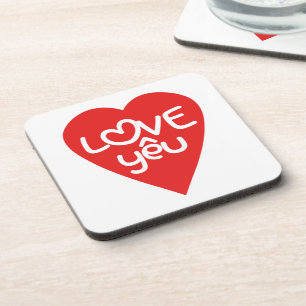 Dessous-de-verre Vietnamien Valentine ♥ Love Yêu ♥ Asian Wordplay