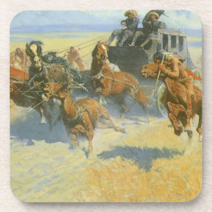 Dessous-de-verre Vieux Cow-boy, Abattant le Chef de la Nuit, Reming