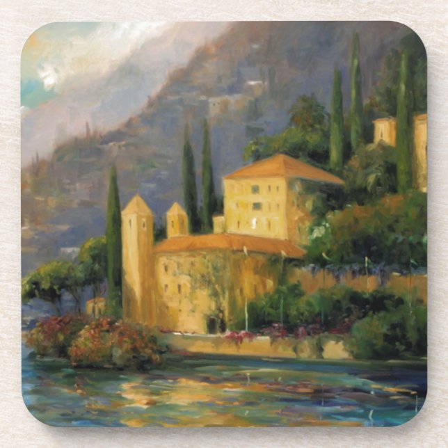 Dessous-de-verre Villa de lac (Devant)
