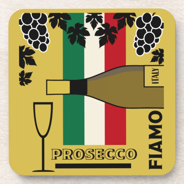 Dessous-de-verre Vin pétillant de Prosecco (Devant)
