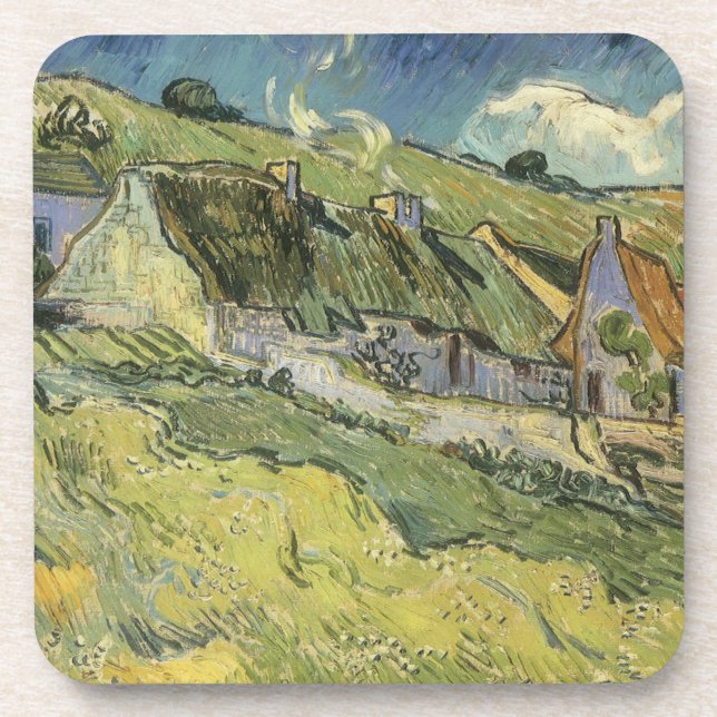 Dessous-de-verre Vincent van Gogh - Chalets à chaume (Devant)