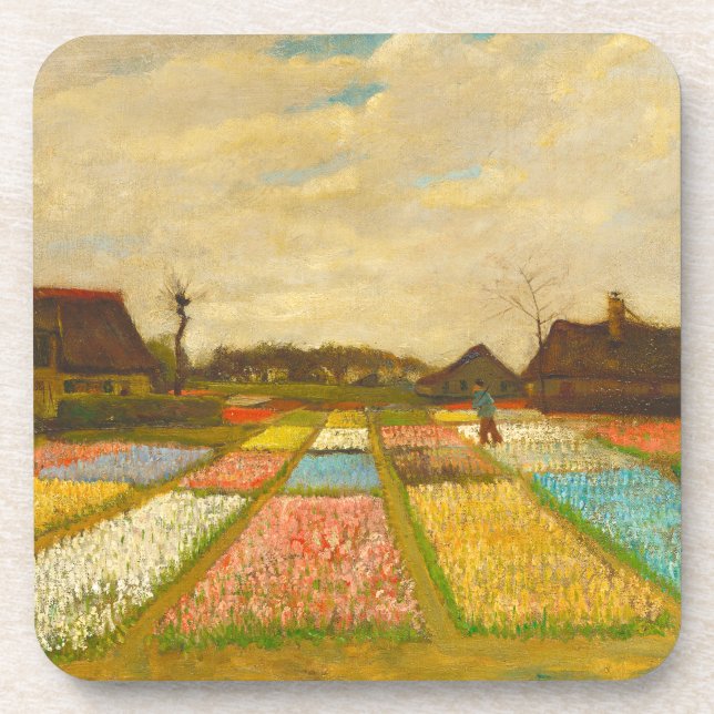 Dessous-de-verre Vincent van Gogh Lits à fleurs en Hollande (Devant)