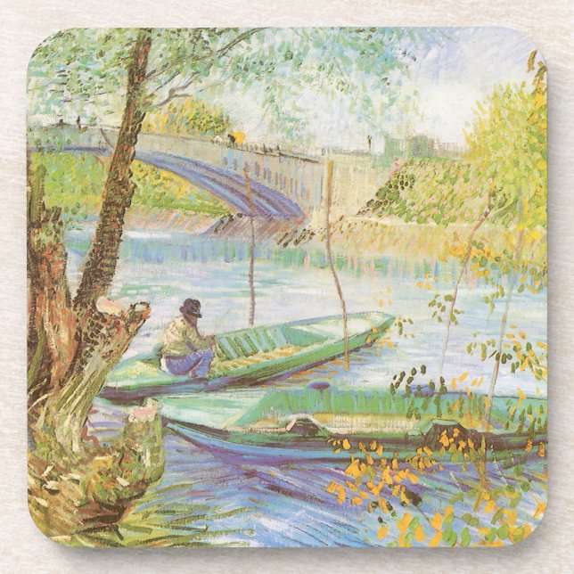 Dessous-de-verre Vincent van Gogh Pêche au printemps, Pont de Clich (Devant)