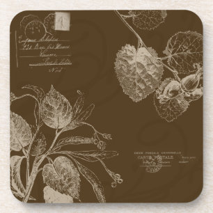 Dessous-de-verre Vintage Autumn Leaves
