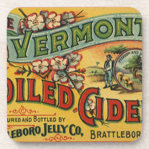 Dessous-de-verre Vintage Brattleboro Jelly Boiled Cider Vermont