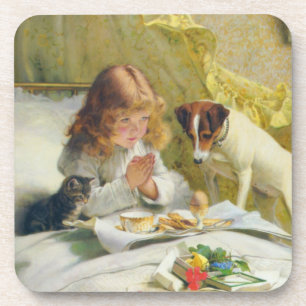 Dessous-de-verre Vintage Charles Burton Barber Suspense