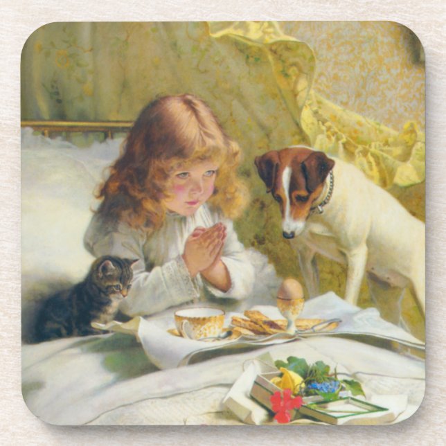 Dessous-de-verre Vintage Charles Burton Barber Suspense (Devant)