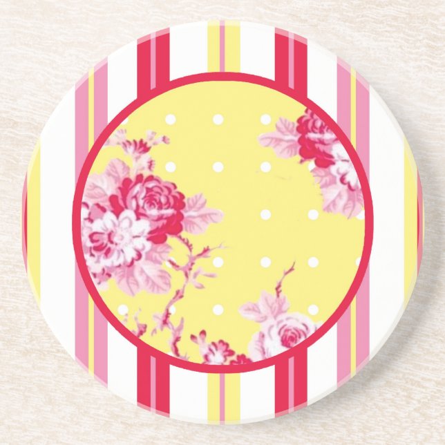 Dessous de verre vintage Cottage (Devant)