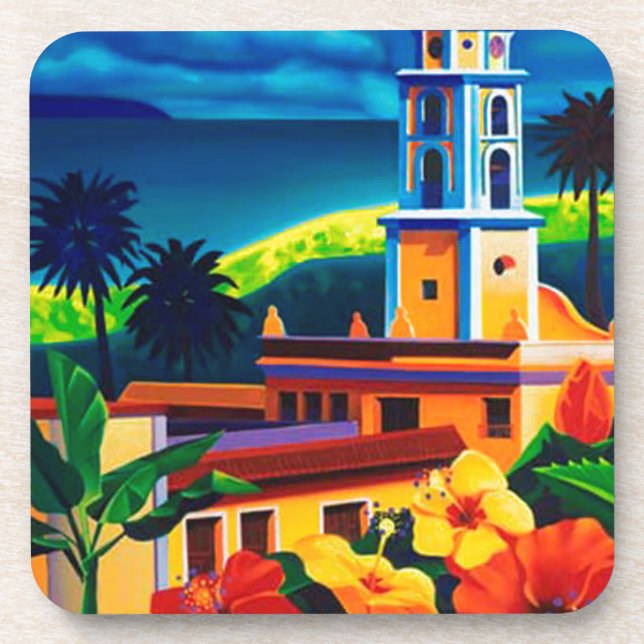 Dessous-de-verre Vintage Cuba (Devant)