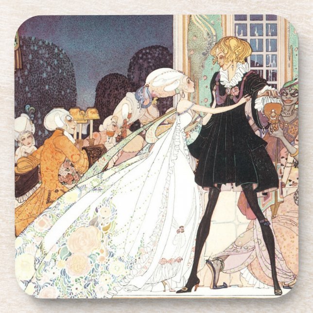 Dessous-de-verre Vintage Douze princesses dansantes par Kay Nielsen (Devant)