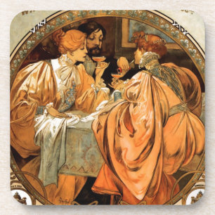 Dessous-de-verre Vintage Heidsieck & Co Monopoles Reims Wine