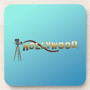 Dessous-de-verre Vintage Hollywood Movie Director Caméra Compact Mi
