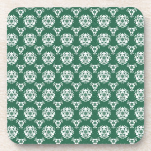Dessous-de-verre Vintage Irish Green Baroque Wallpaper